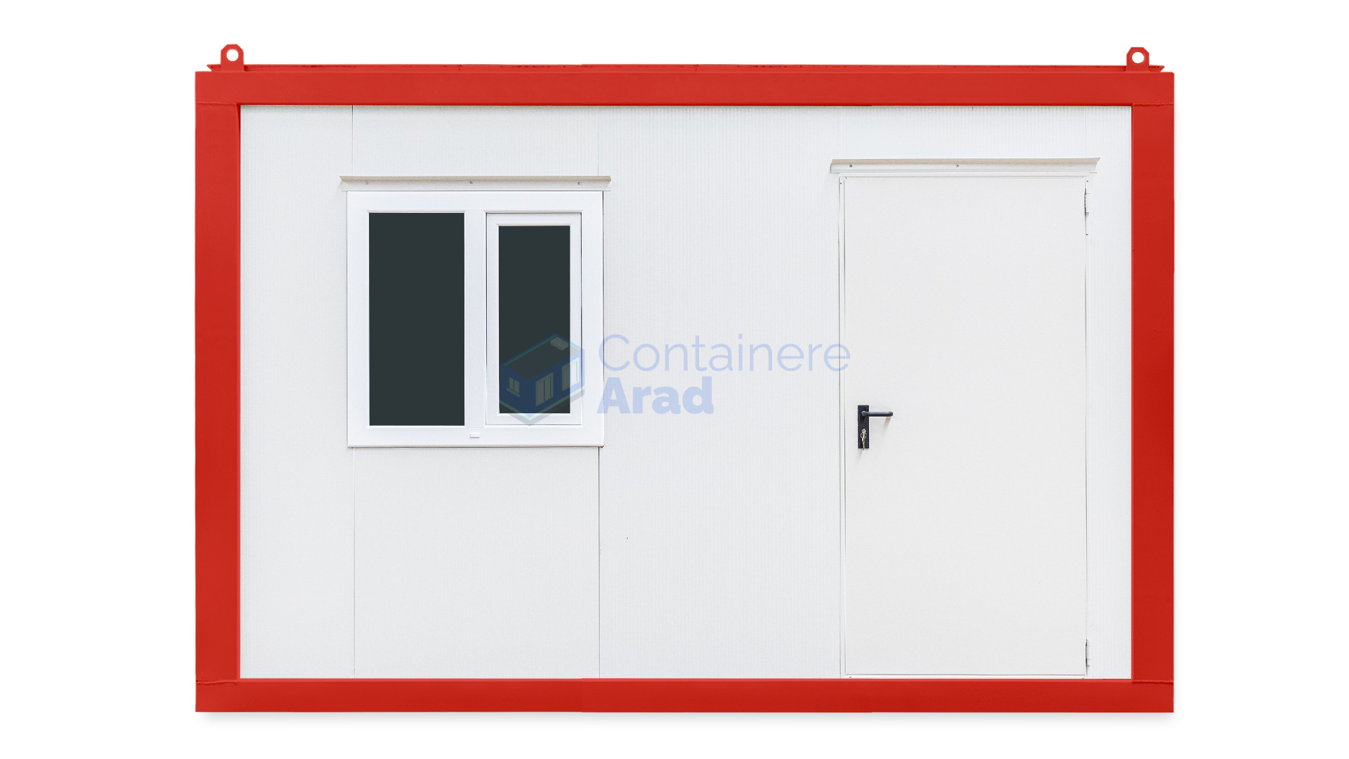 container birou arad 4metri 1geam rosu