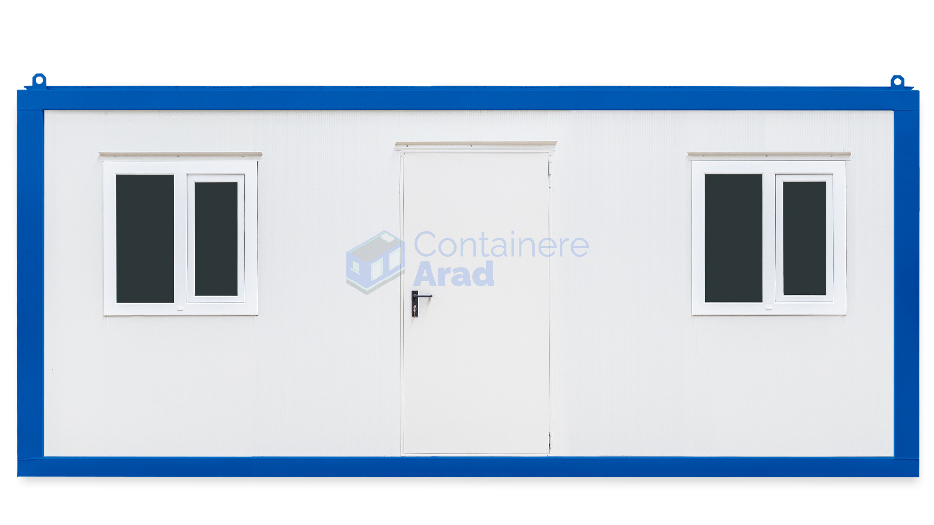 container birou arad 6metri 2geamuri albastru