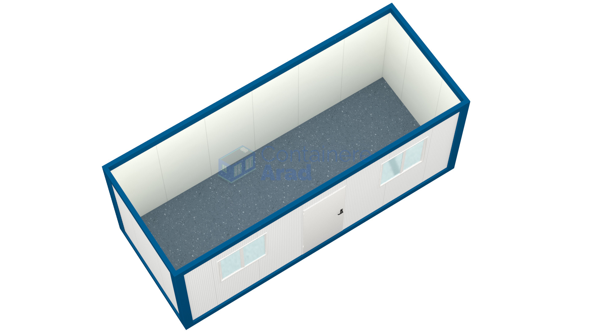 container birou arad 6metri 2geamuri albastru2