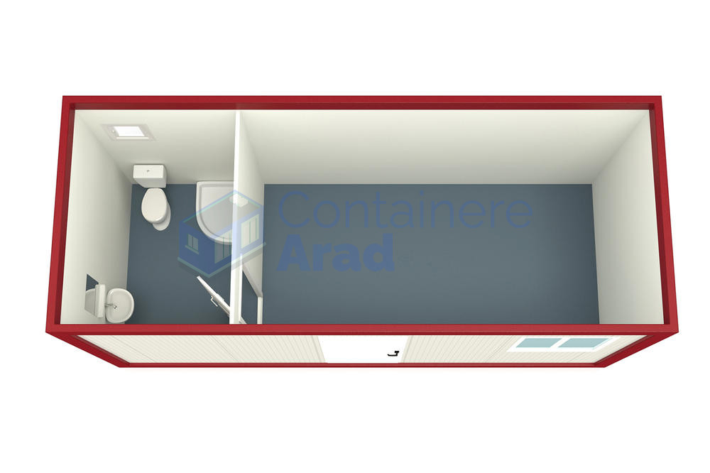 container casa arad 6metri rosu3