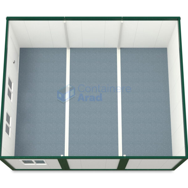 container modular arad 6x72m verde2