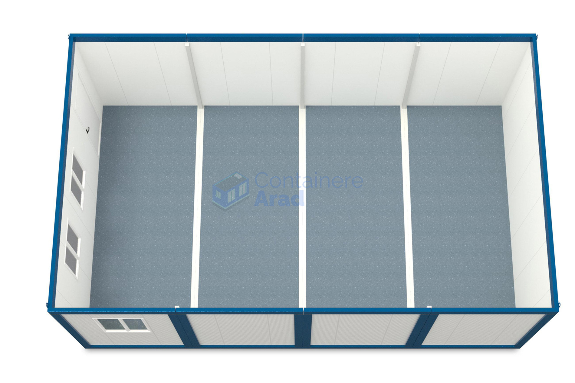 container modular arad 6x96m albastru2