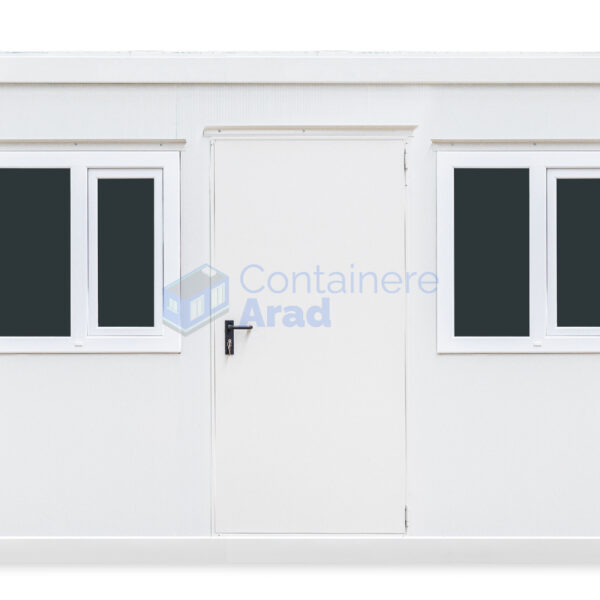 container santier arad 4metri 2geamuri alb