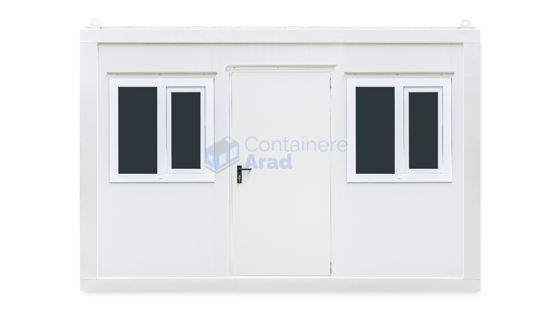 container santier arad 4metri 2geamuri alb