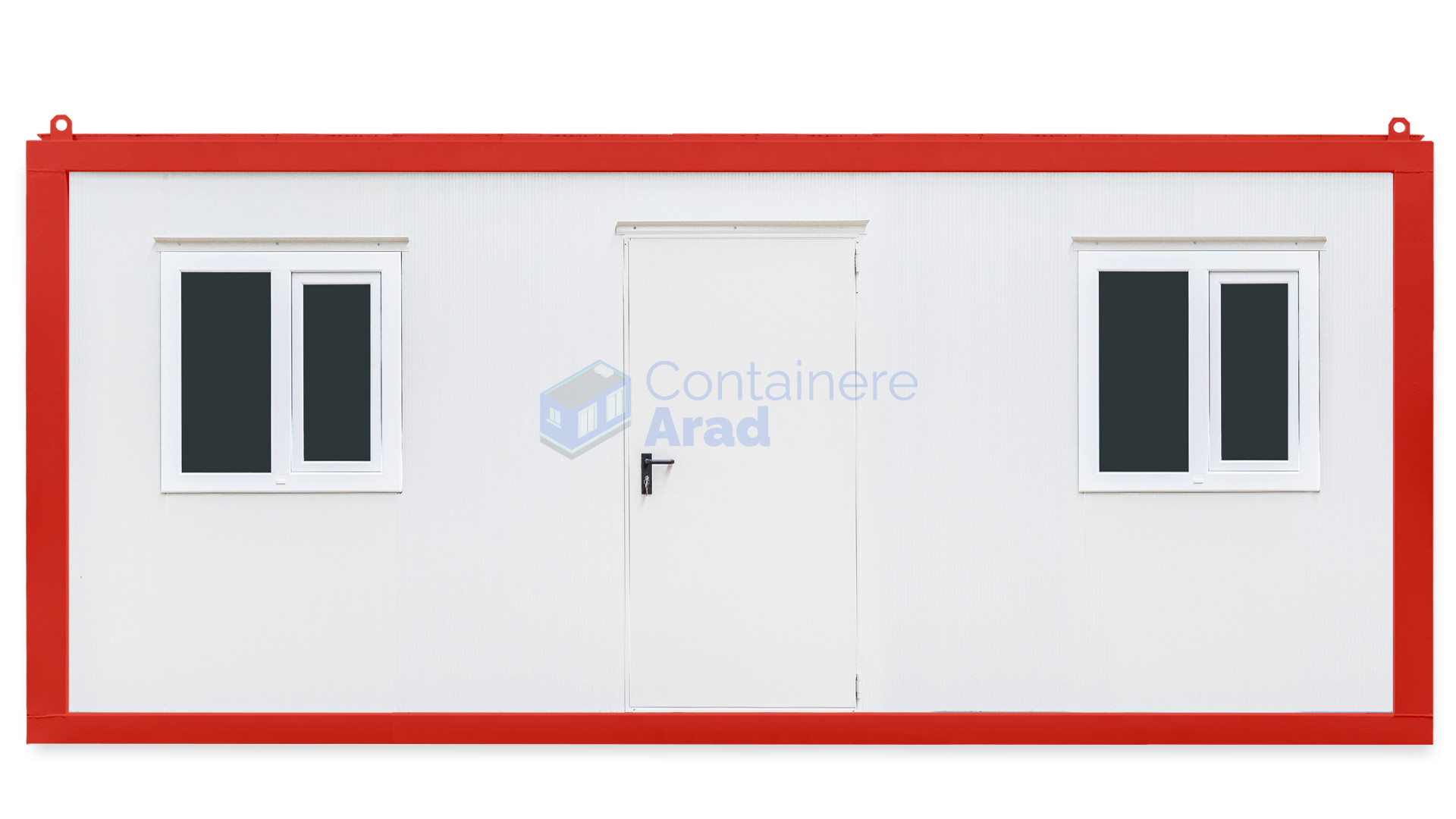 container santier arad 6metri 2geamuri rosu